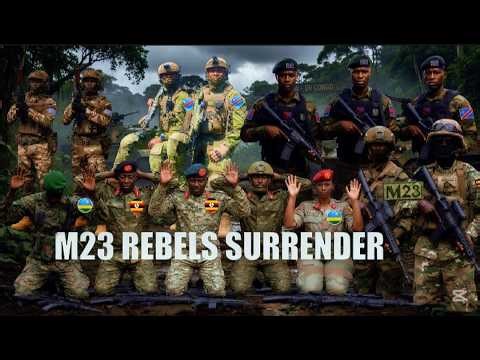 MASS SURRENDER: UGANDA & RWANDA BACKED REBELS GIVE UP ARMS TO CONGO FARDC LIVE