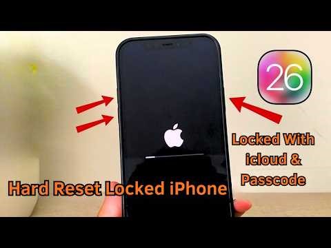 HARD RESET iPHONE WITH LOCKED ICLOUD AND PASSCODE - WORK FOR ALL iOS UPDATE