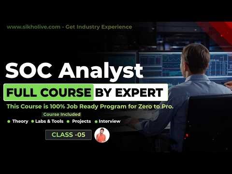 SOC Analyst Training Class-5|Red Team vs Blue Team in Cyber Security | Roles, Skills Explained