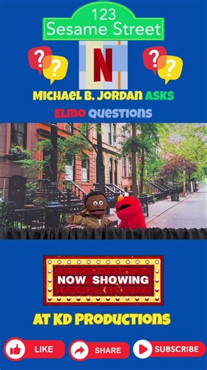 An interview with Elmo #sesamestreet #elmo #puppet #puppetshow #muppets #netflix #netflixfamily