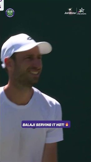 Sriram Balaji's brilliant back-to-back serves! | #Wimbledon
