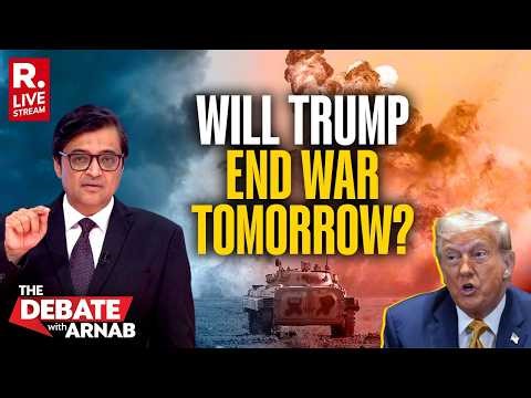 Debate With Arnab LIVE: Is Trump Declaring End of Iran War After Epic Fury Backfires?
