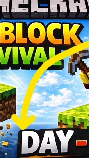 Only ONE BLOCK… Can I Survive?