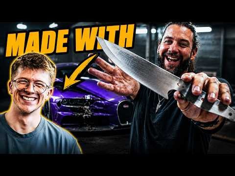 Making MAT a Chefs Knife Out Of THE BUGATTI CHIRON