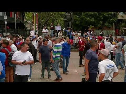 LIVE: Workers' Union protest in Caracas, Venezuela