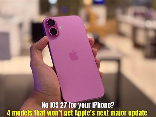Will your iPhone get iOS 27? These four models may miss out on Apple’s next major software update