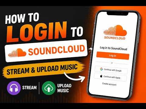 How to Login to SoundCloud - Stream and Upload Music