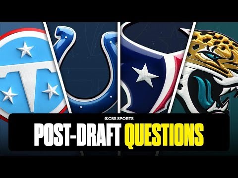 Biggest post-draft questions for every AFC South team 🤔 | Titans, Colts, Texans, Jags