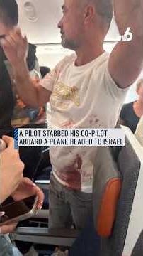 Pilot stabbed fellow pilot in apparent attempt to crash Israel-bound plane, Netanyahu says.