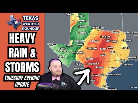 Where Texas Flooding Is Most Likely Wednesday and Thursday
