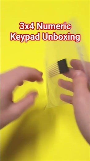 3x4 Numeric Keypad Unboxing – Ready for Arduino! ⌨️🔥 #Arduino