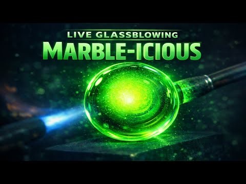 LIVE Glassblowing – Marblelicious: Dichroic Experiments at 4000°
