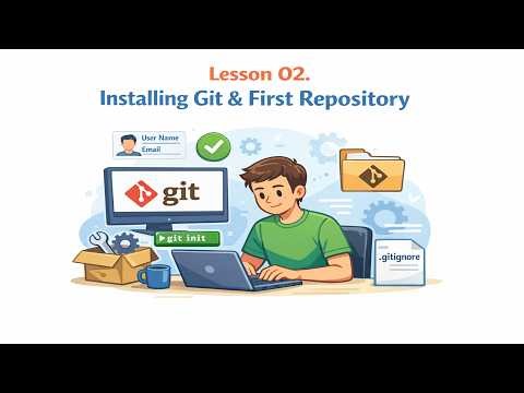 Git for Beginners: Install Git, Create Your First Repository, and Make Your First Commit | Lesson 2