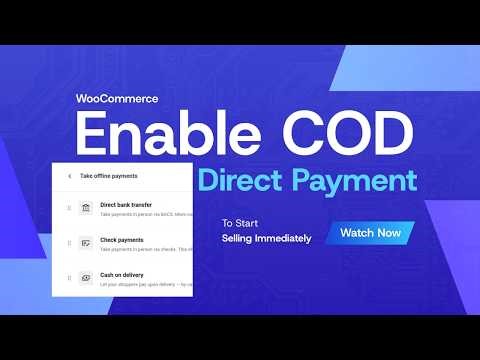 How to Enable COD & Direct Payment in WooCommerce Without Any Payment Gateway (Start Selling Today)
