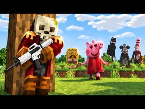 Armas VS Mods de Terror de Dibujos Animados en Minecraft