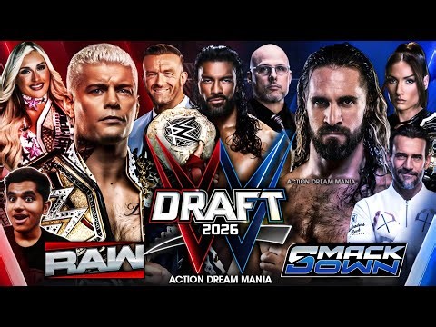 WWE Draft 2026 Early Predictions | RAW and SmackDown 2026 Roster Picks | Action Dream Mania