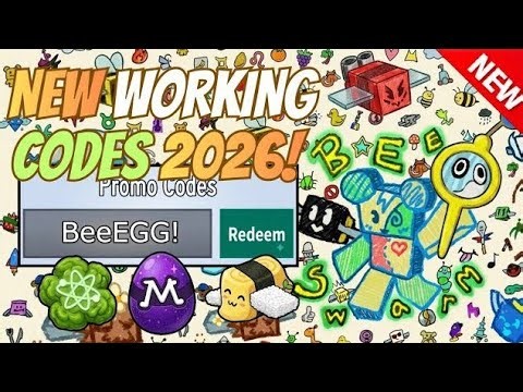 BEE SWARM SIMULATOR ⚠️ CODES 2026 | ALL NEW WORKING CODES | ROBLOX BEE SWARM SIMULATOR CODES