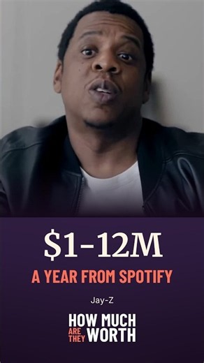 What Spotify Actually Pays Jay-Z #shorts