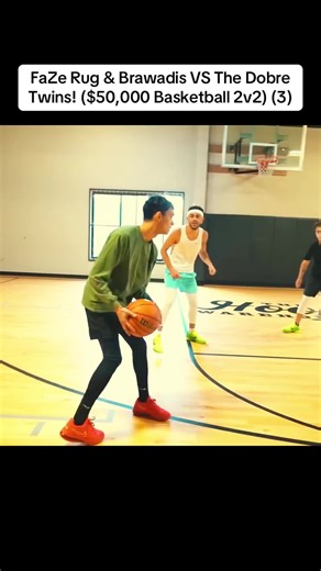 FaZe Rug & Brawadis Take on The Dobre Twins in $50,000 Basketball Match