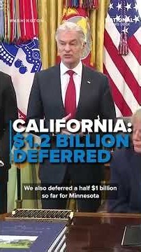 $1.2 BILLION more in Medicaid payments DEFERRED in California, Oz announces