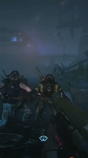 ALIENS COLONIAL MARINES - KILLING ALIENS WITH A PULSE RIFLE - GAMEPLAY - HARD SETTING