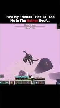 POV: My Friends Think They Can Trap Me In The Nether Roof