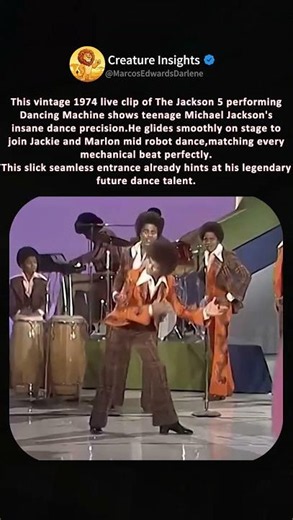 Young MJ Slides Flawlessly Into Jackson 5 Robot Dance Live 1974 #michaeljackson