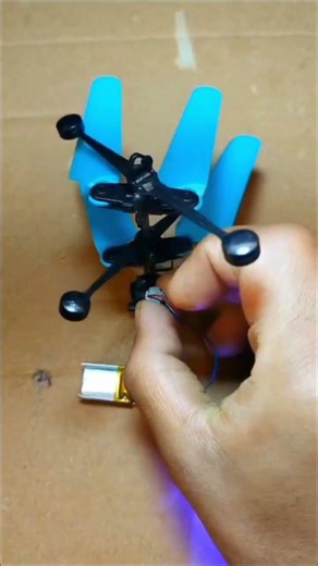 Small Drone Making Tutorial | DIY Mini Quadcopter.#bly #miniproject