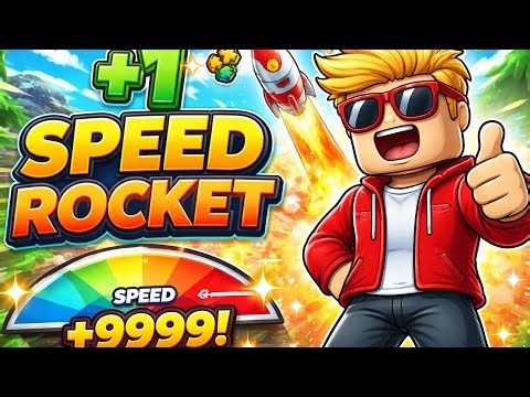 INSANE +1 SPEED ROCKET in Roblox! 🔥 (Unbelievable Speed Boost!)