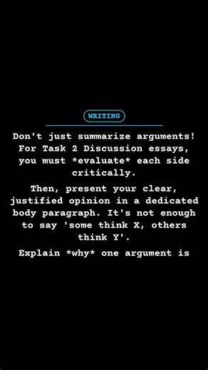 IELTS Writing: Task 2 - Discussion Essay