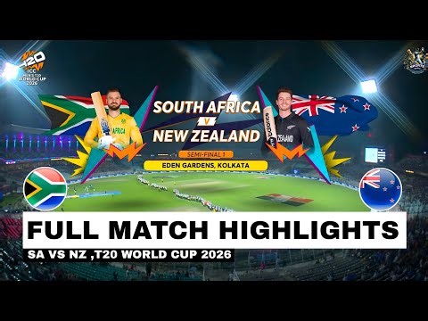 New Zealand vs South africa T20 World Cup Match Highlights | ICC World Cup 2026| NZ vs SA Highlights