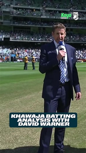 Batting Masterclass with David Warner During The Ashes