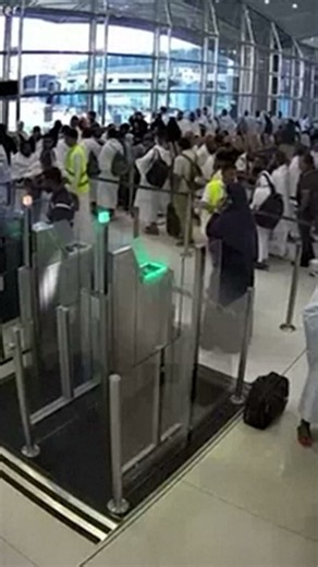 CCTV shows moment of attack at Saudi Arabia's Riyadh airport