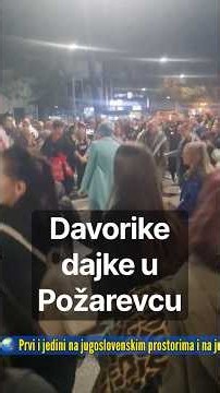Predizborne davorike dajke u Požarevcu