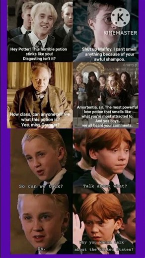 😂 Harry Potter Funny Moments 🤣 Draco Malfoy vs Ron Weasley | #Shorts #harrypotter