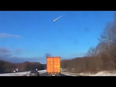 Video shows 7-ton meteor exploding across the sky during the day