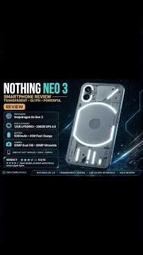 Nothing Phone (3) 🔥 Unique Design & Powerful Features | Unboxing & Review #Shorts