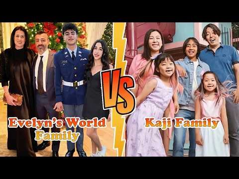 Evelyn's World Family VS Kaji Family Transformation 👑 New Stars From Baby To 2026