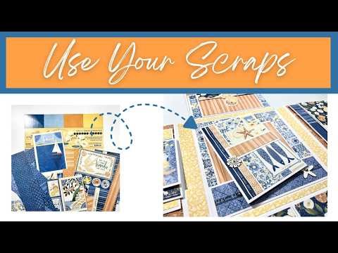 Use Your Scraps to Make This Scenic Route Photo Booklet | Mini Album Tutorial