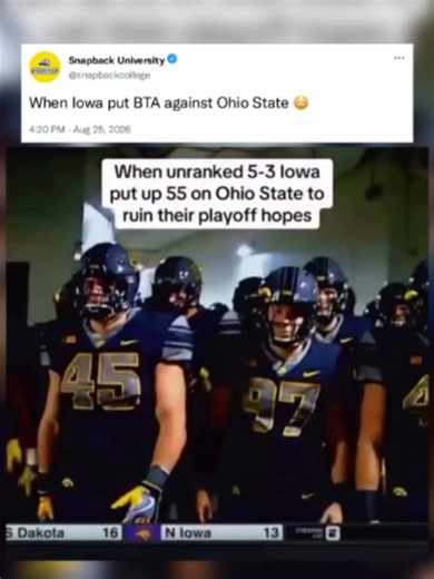 Iowa beats Ohio State college football highlights