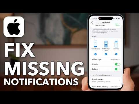 How To Fix Notifications Not Showing On iPhone