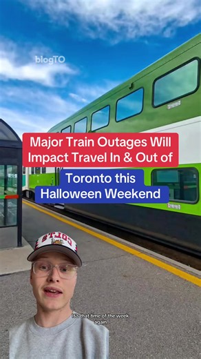 Major train outage this weekend in Toronto #toronto #ontario #transit #train #metrolinx