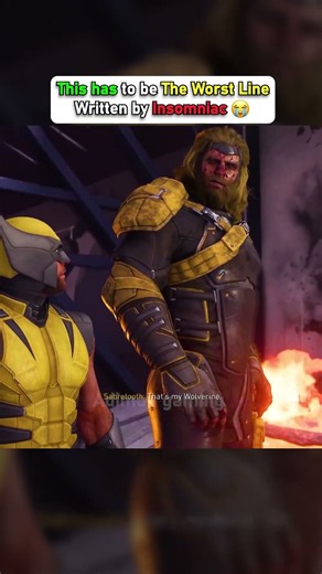 Worst Line by Insomniac ? 😭 Marvel's Wolverine
