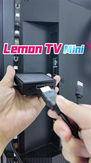 Z45: Small Box, Big Screen 🍋 A compact design for your everyday TV setup. Take a closer look at the Lemon TV Mini, featuring Android 12, H618 and 4K video support. #LemonTVMini #CompactTech #4KVideo #HomeEntertainment #TechFinds #HomeEntertainment #PlugAndPlay #TechTok