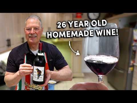Taste Test - 26 year old homemade wine - 100% natural