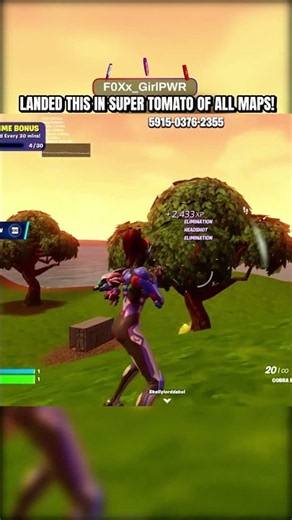 Landed this in Super Tomato of all Maps!