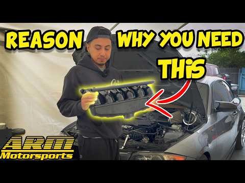 N54 Aluminum Intake Manifold Install - Why This Is A Better Option!