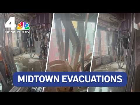 ‘Buckling' beams at Manhattan high-rise under construction trigger mass evacuation | NBC New York