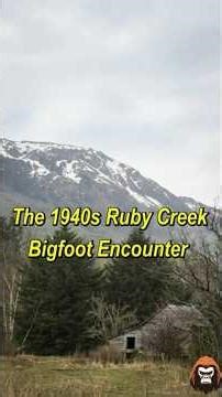 The First Bigfoot Encounter? | The Terrifying Truth of Ruby Creek #shorts