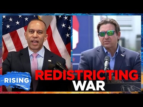 'BRING IT ON': Ron DeSantis and Hakeem Jeffries trade SHOTS over Florida redistricting war | RISING
